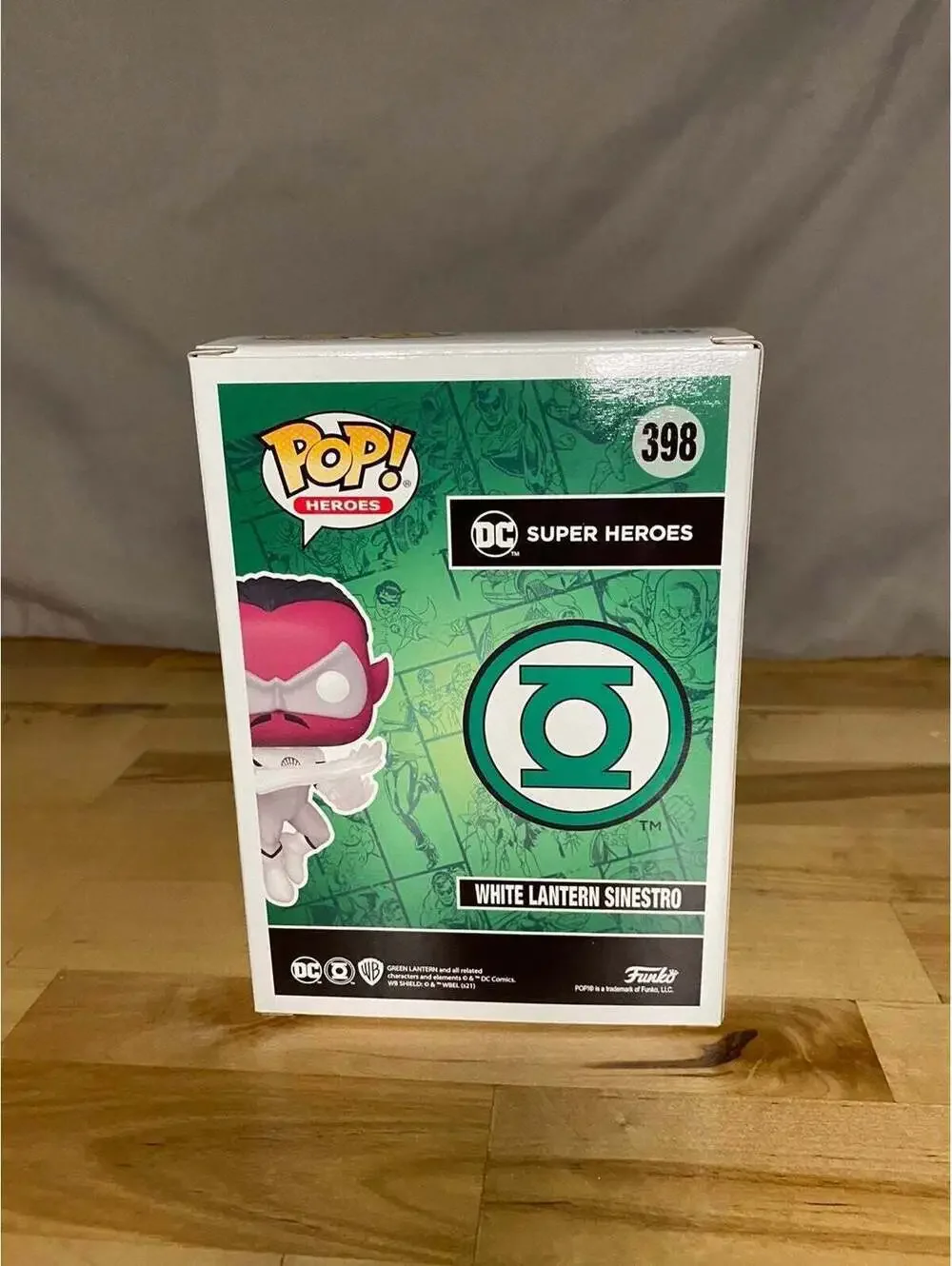 Funko Pop! DC Heroes #398 White Lantern Sinestro